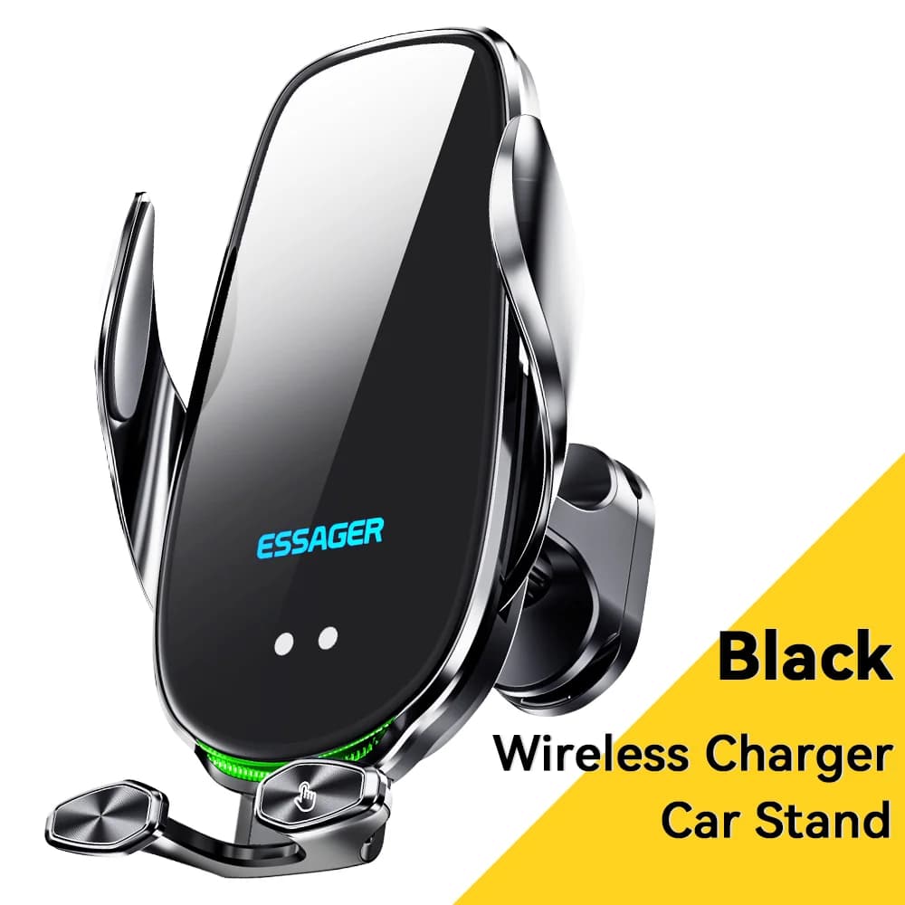 Qi 15W Wireless Charger Air Vent Car Mount