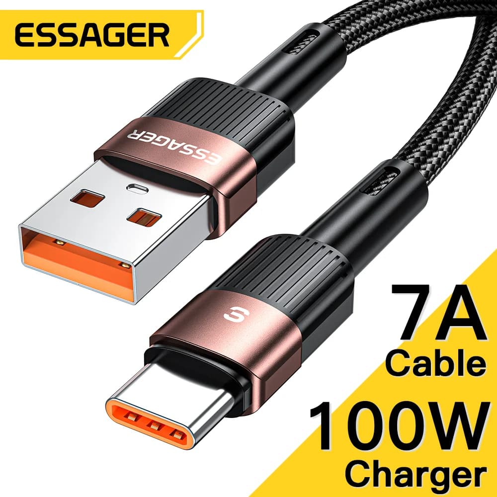 100W USB-C Fast Charging Cable, 7A