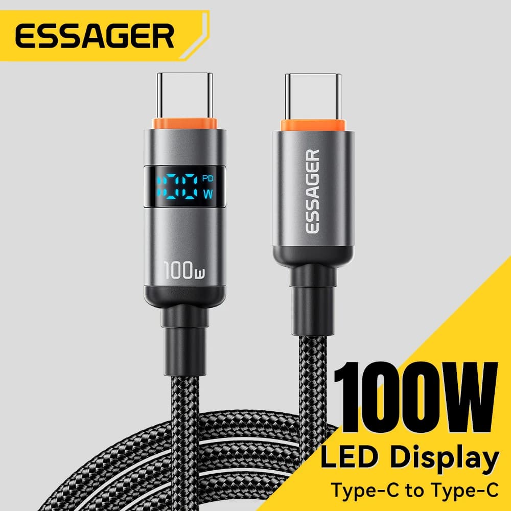 100W USB-C to USB-C PD Fast Charging Cable