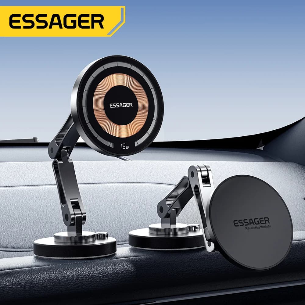 15W Magnetic Wireless Car Charger Phone Holder