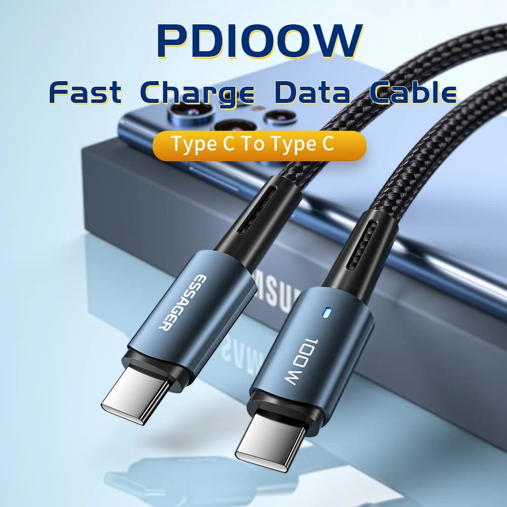 100W USB-C PD Fast Charging Cable