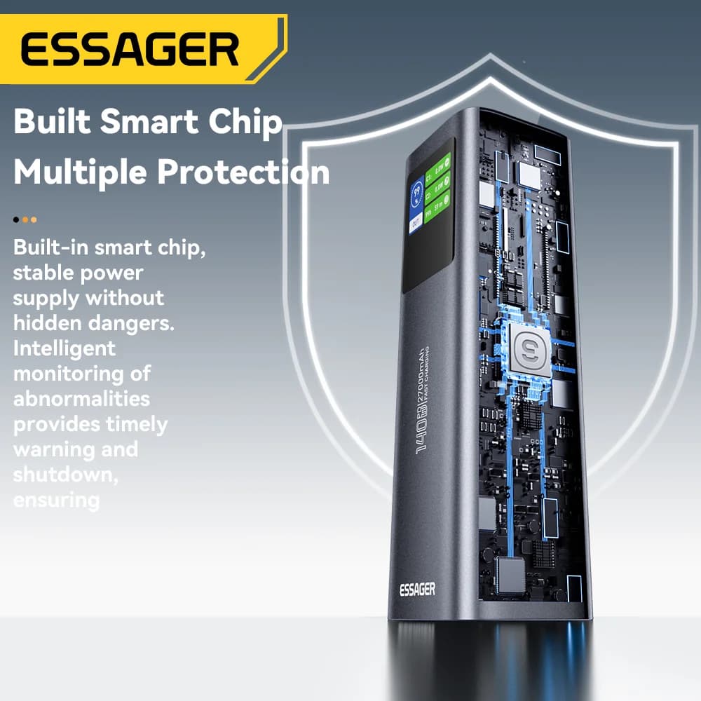 27000mAh Power Bank, 140W PD 3.1 Fast Charging