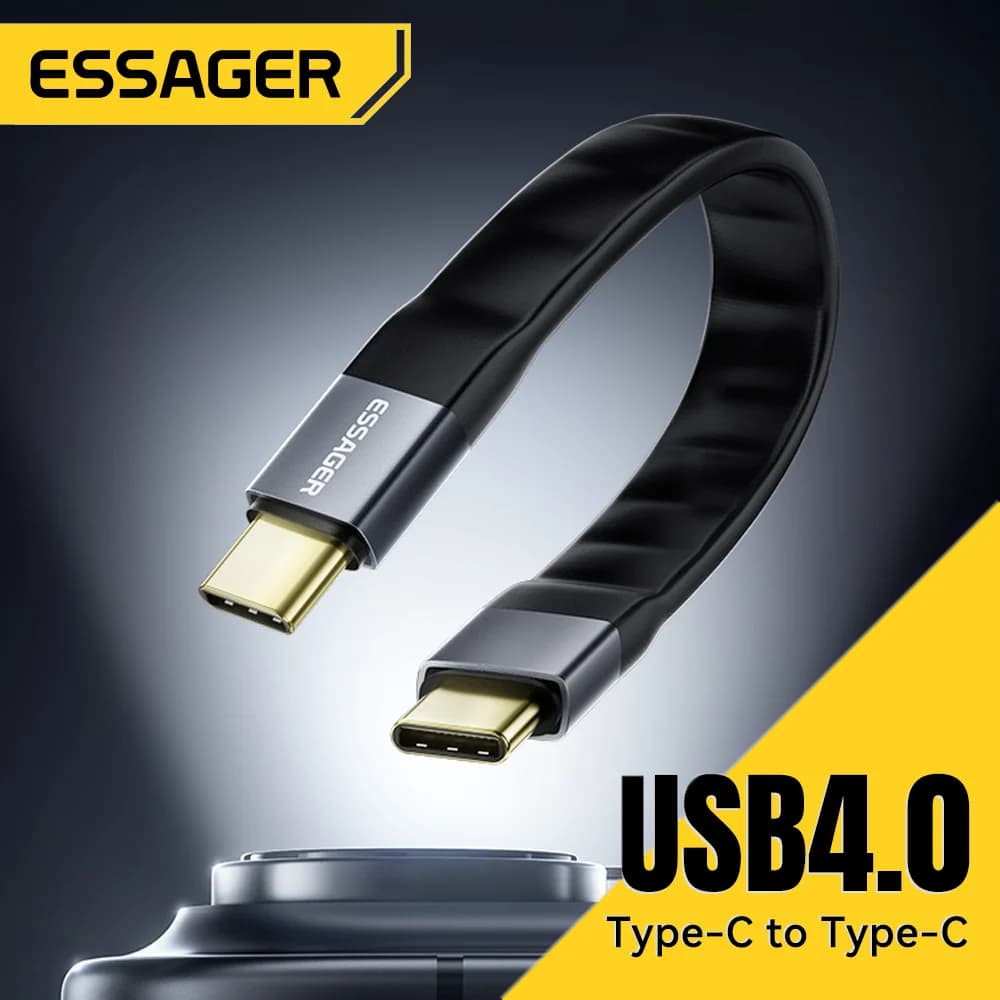 USB 4.0 Type-C Cable, 240W PD, 8K Video