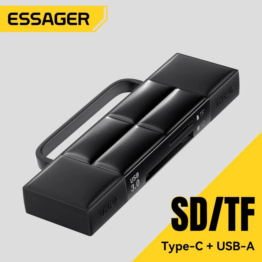 USB 3.0 and Type-C SD/Micro SD Card Reader