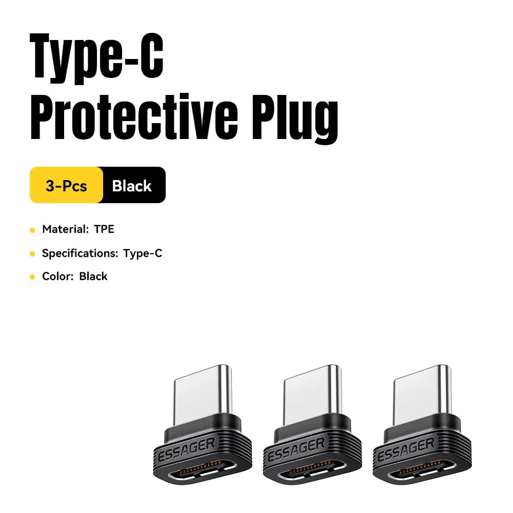 USB-C Dust Plug with OTG Data Transfer Support