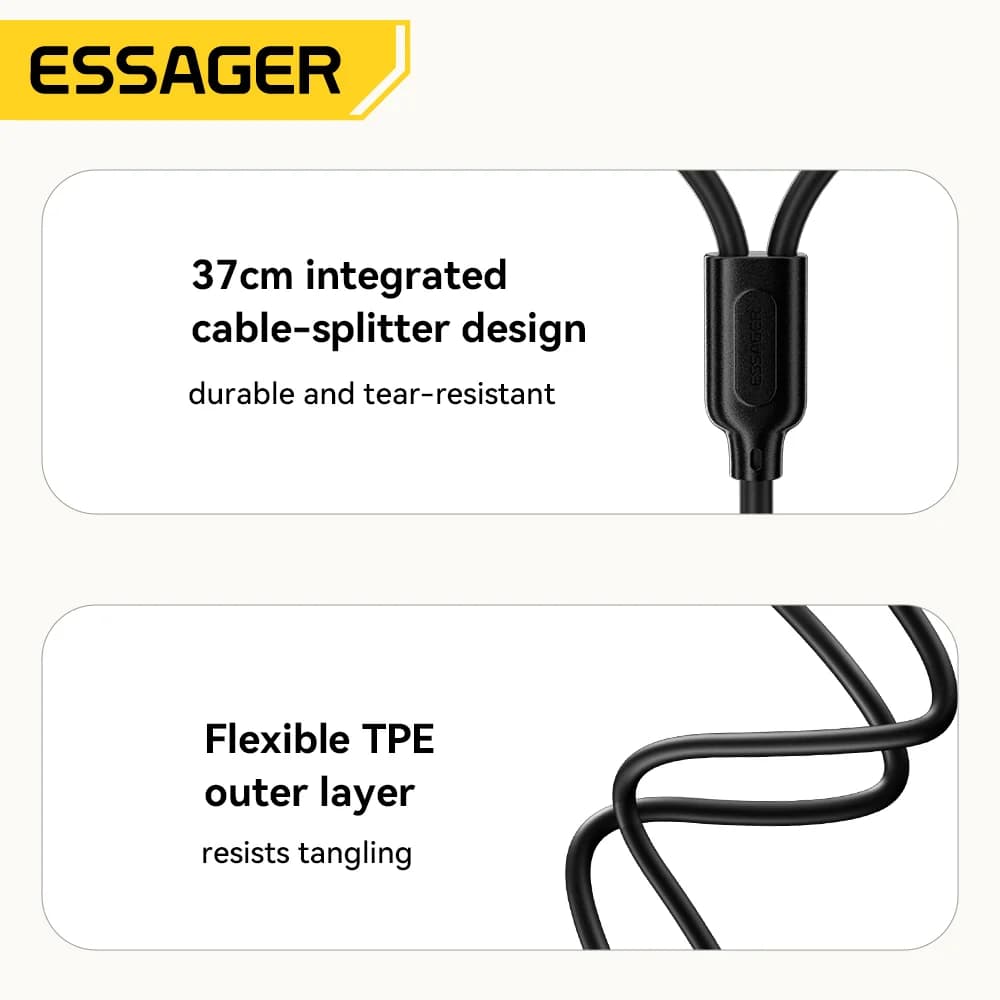 3.5mm to Dual RCA Audio Splitter Cable