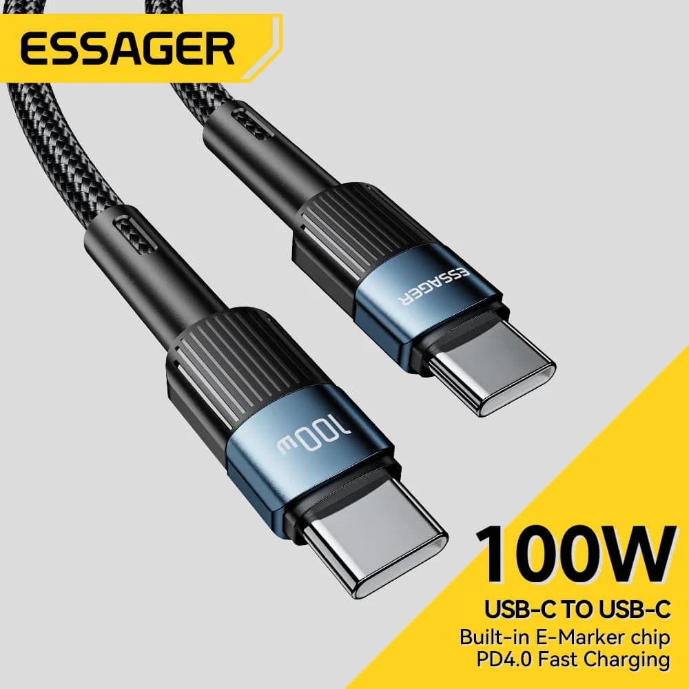100W USB-C to USB-C Fast Charging Cable 3m