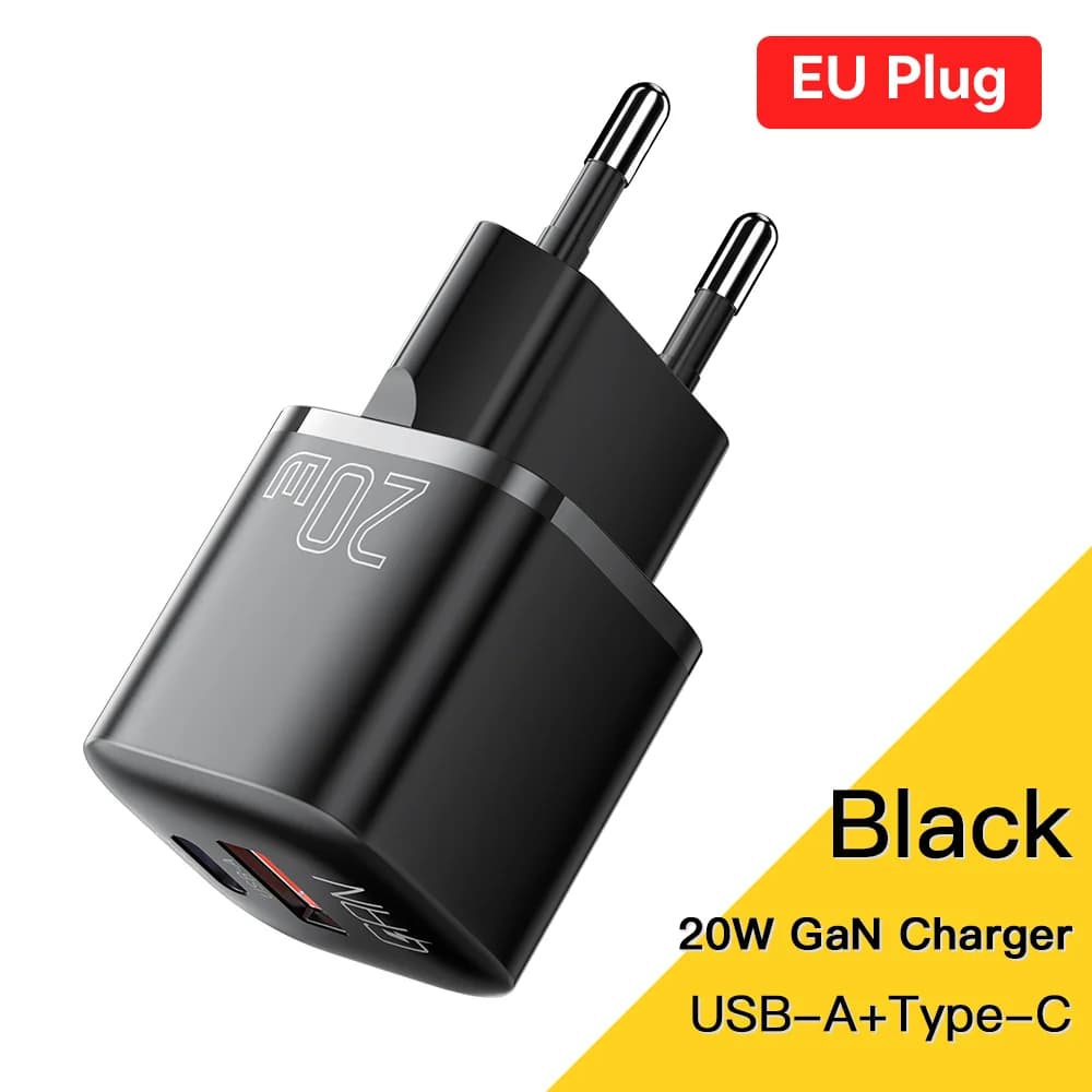 20W GaN USB-C PD Fast Wall Charger