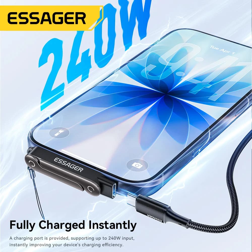 240W USB-C OTG Adapter with Stand