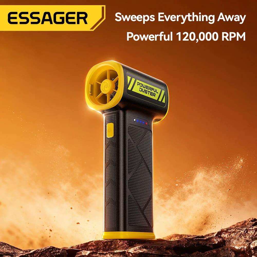 130W Portable Compressed Air Duster with Battery