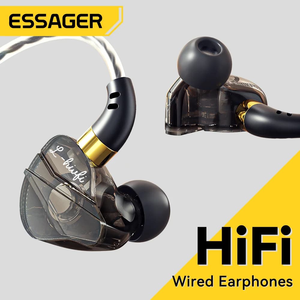 3.5mm Wired In-Ear Headphones with Microphone