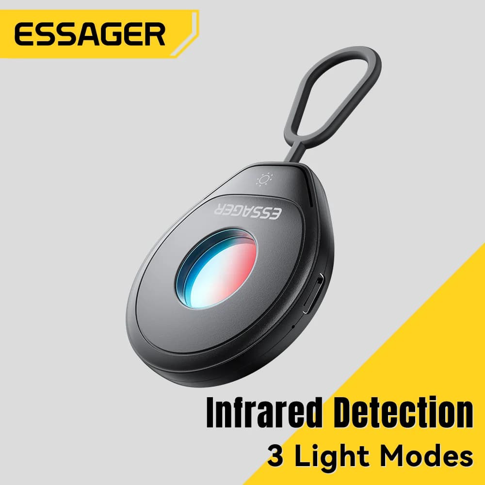 Portable Mini Hidden Camera Detector with Infrared Lens Finder