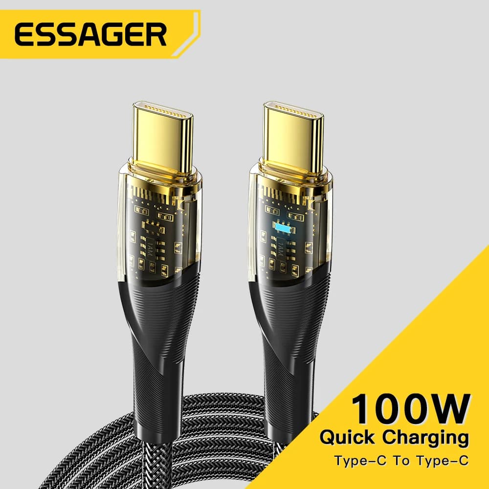 100W USB-C to USB-C PD Fast Charging Cable