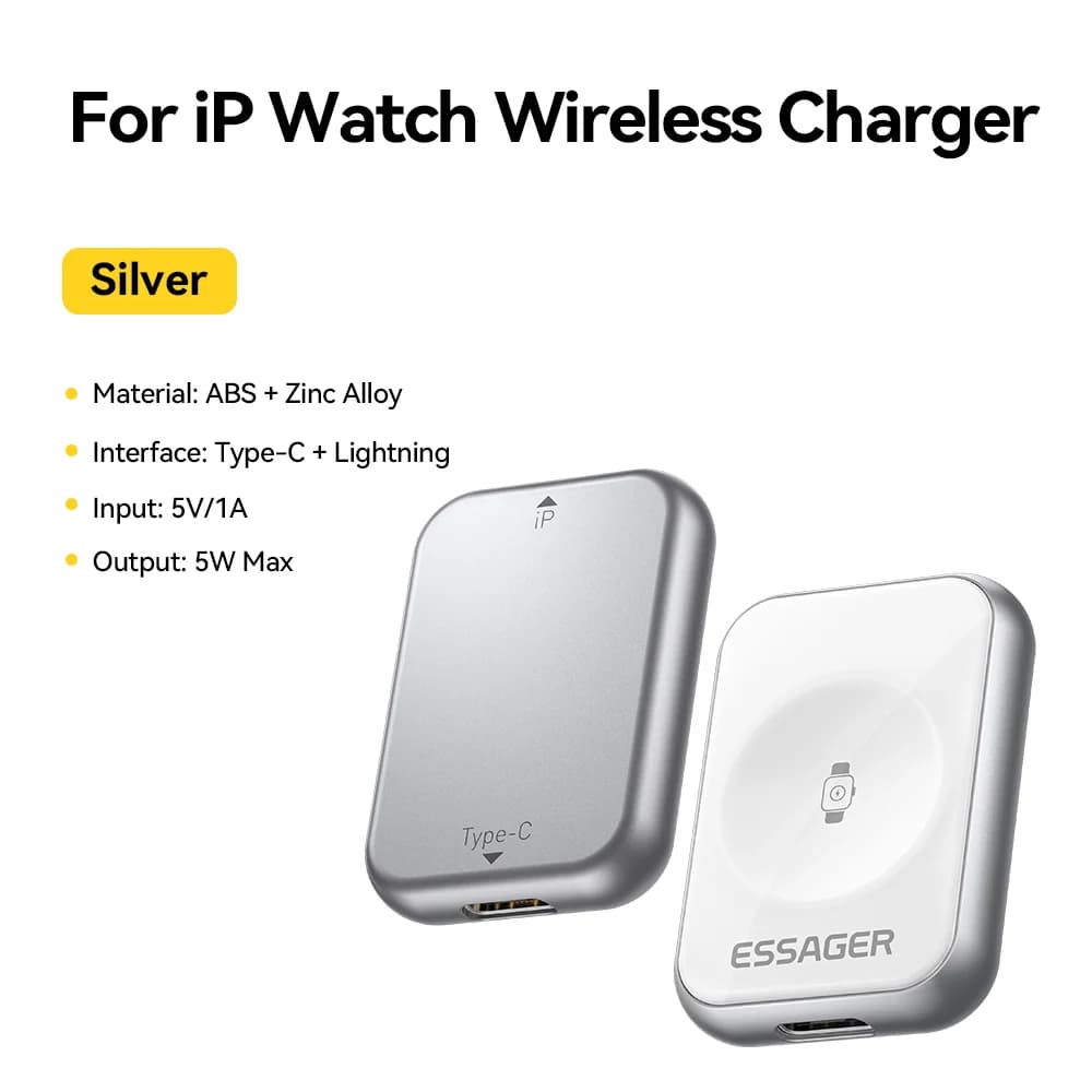Magnetic Wireless Watch Charger, 5W