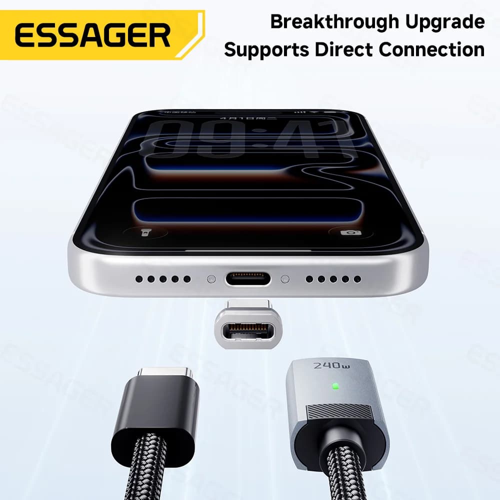 240W Magnetic USB-C to USB-C Charging Cable