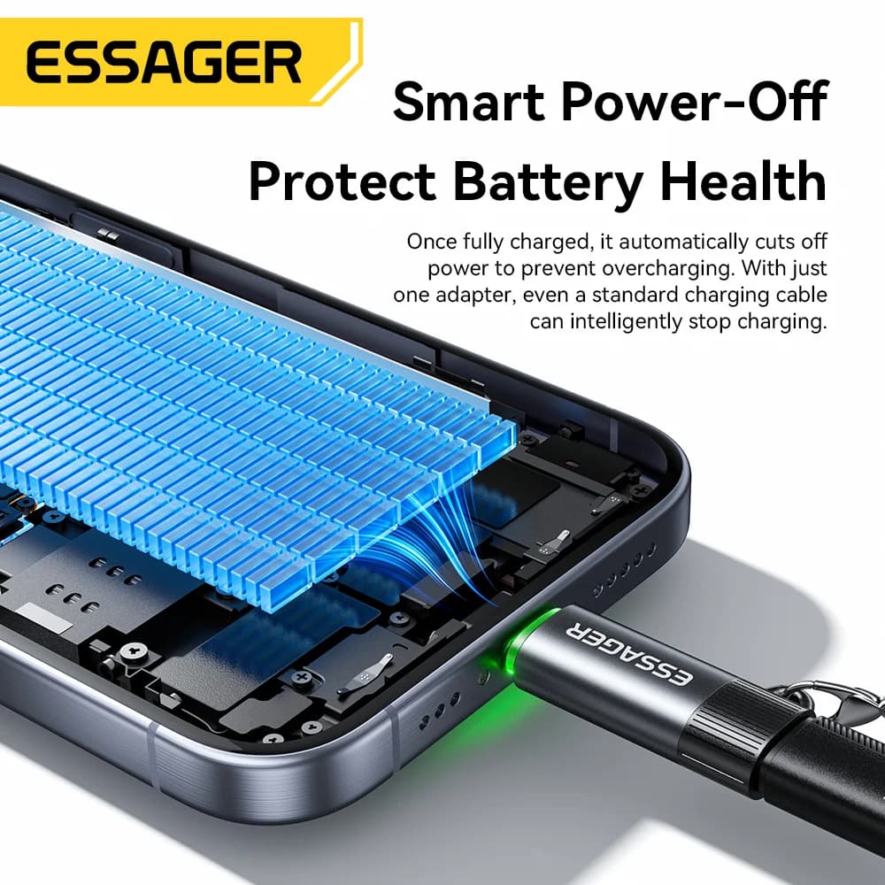 100W Smart Power-Off USB-C OTG Adapter