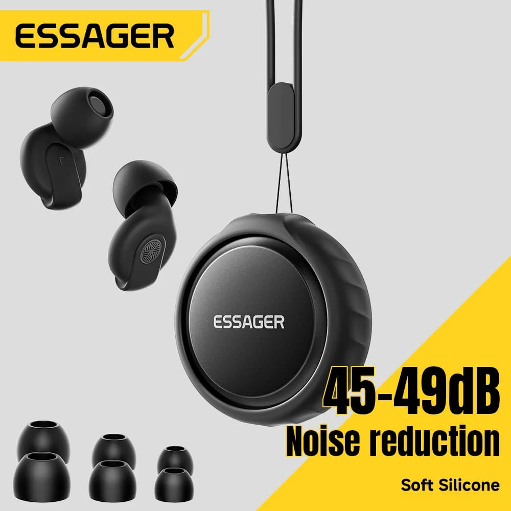 Soft Silicone Noise-Canceling Sleep Earplugs 45dB