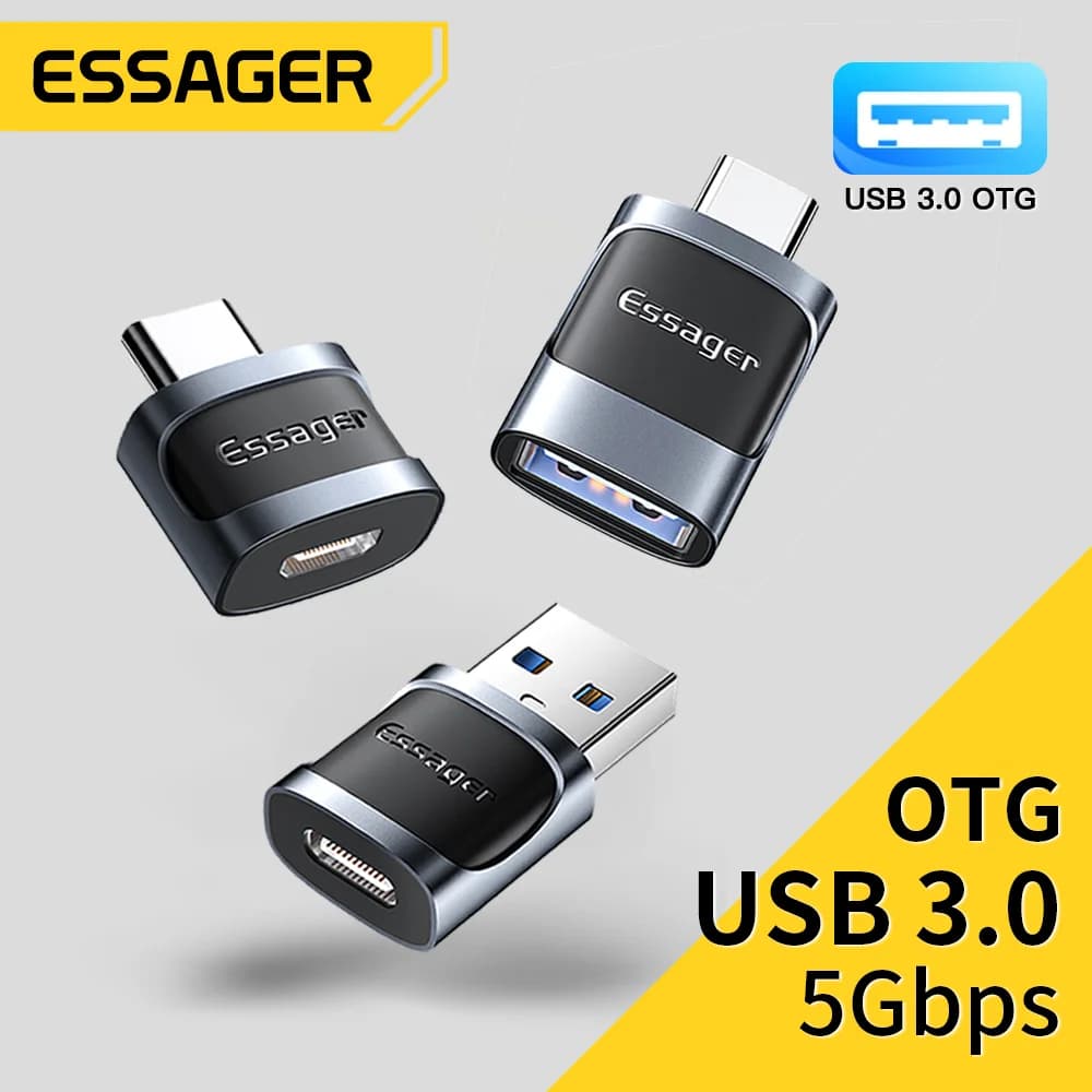 USB-C to Micro USB OTG Adapter