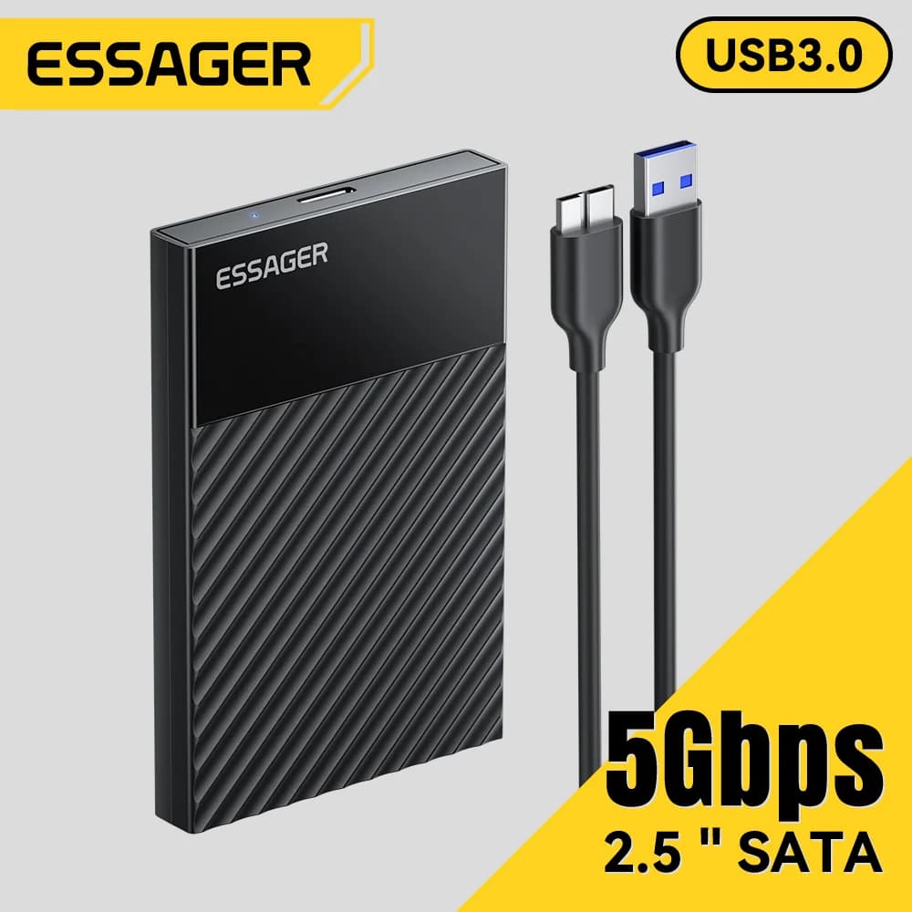 2.5-Inch USB 3.0 SATA SSD/HDD Enclosure