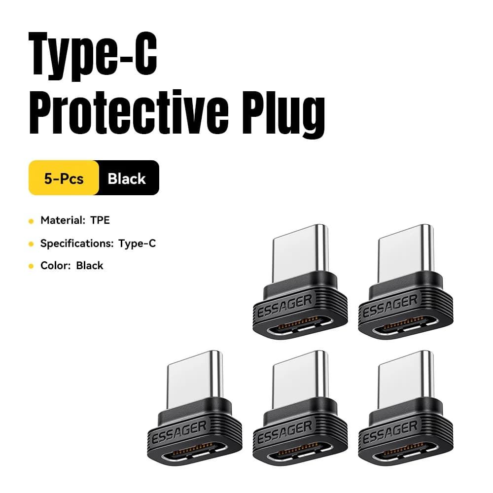 USB-C Dust Plug with OTG Data Transfer Support