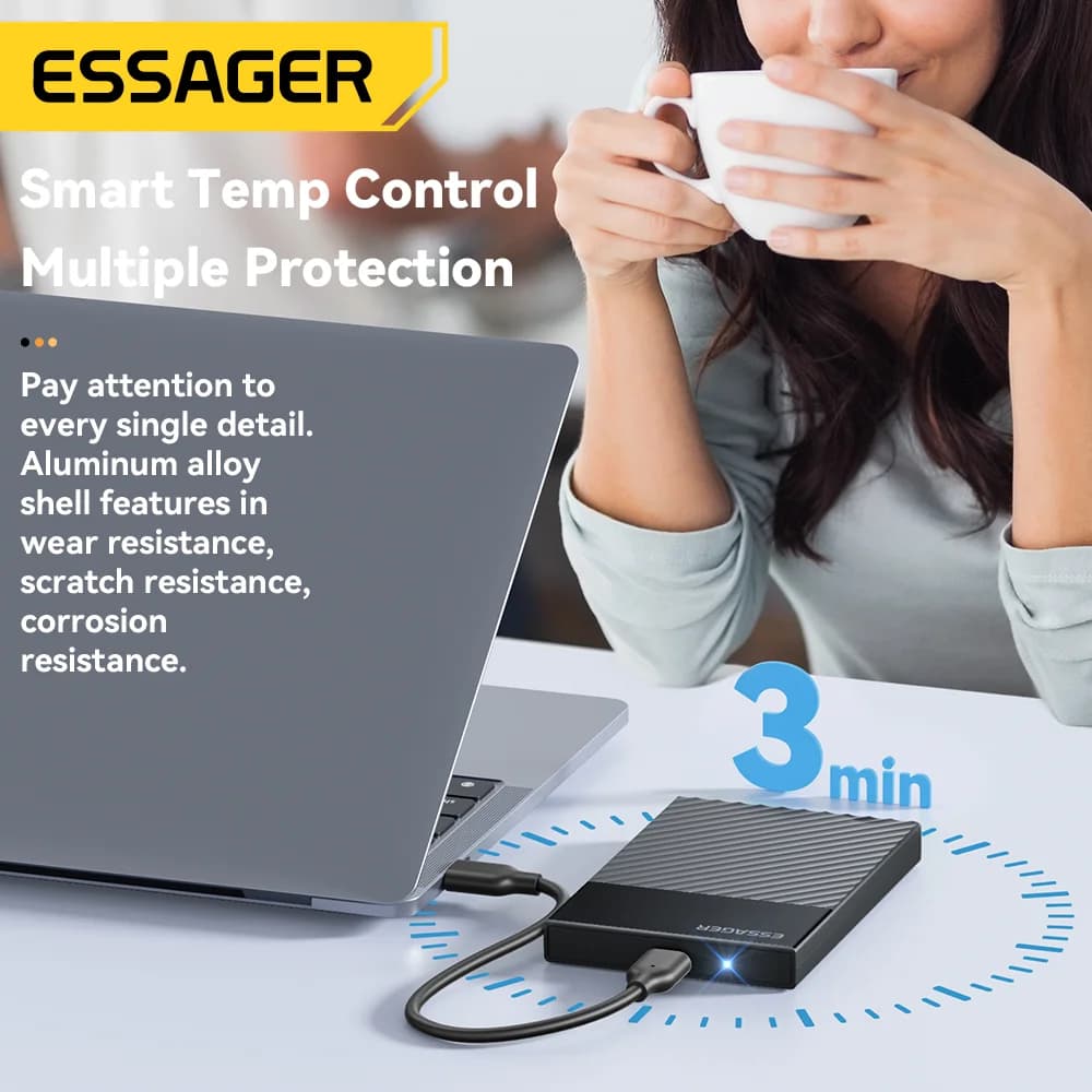 2.5-Inch USB 3.0 SATA SSD/HDD Enclosure