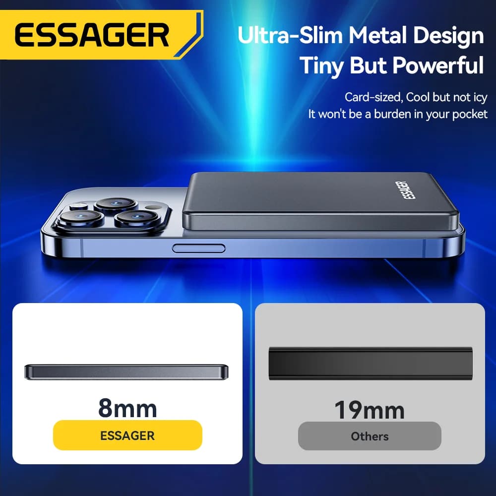 5000mAh Magnetic Wireless Power Bank 20W