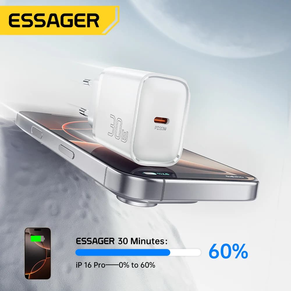 30W Mini USB-C PD Fast Charger