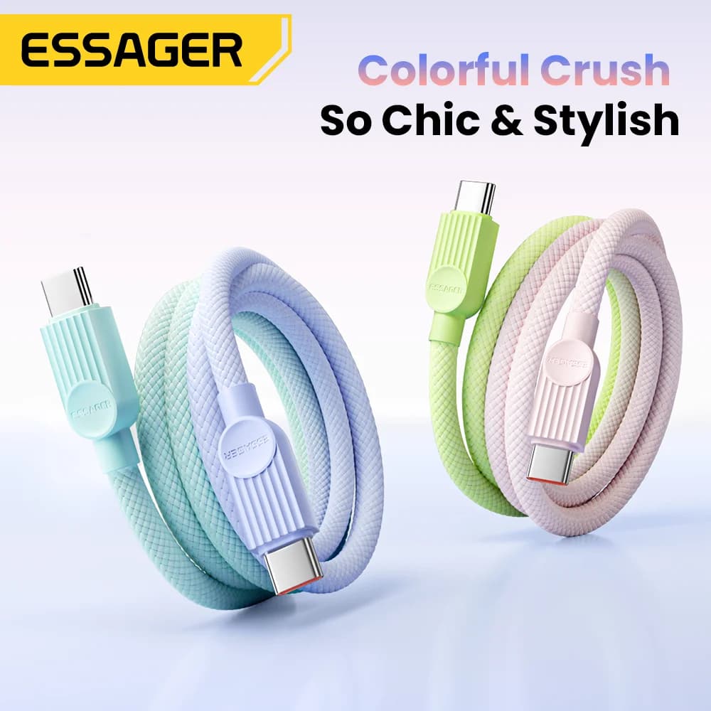 60W Color USB-C to USB-C Fast Charging Cable
