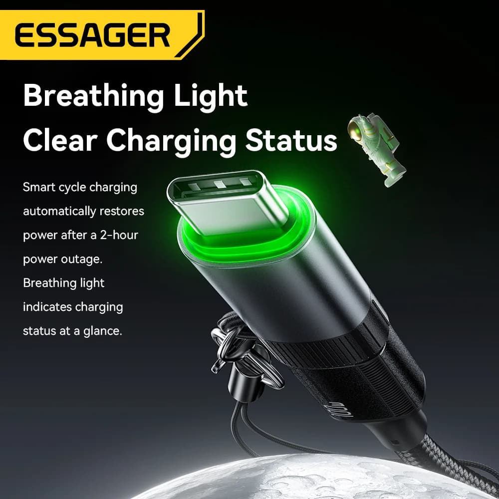 100W Smart Power-Off USB-C OTG Adapter