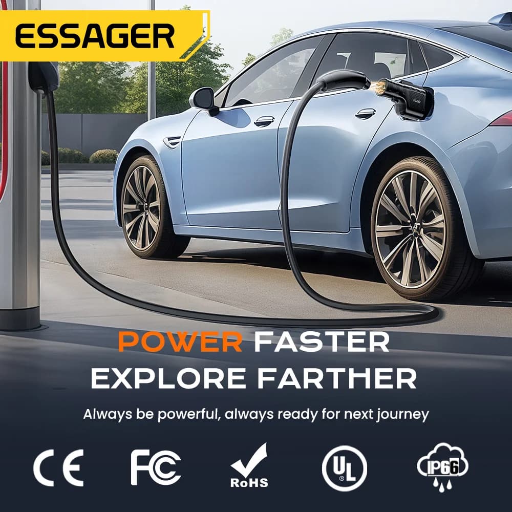 NACS to CCS1 Charging Adapter for Tesla