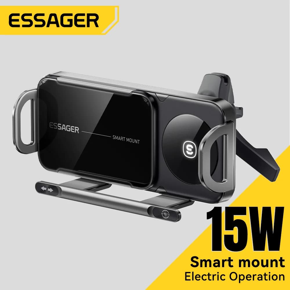 15W Foldable Wireless Car Charger for Fold Phones