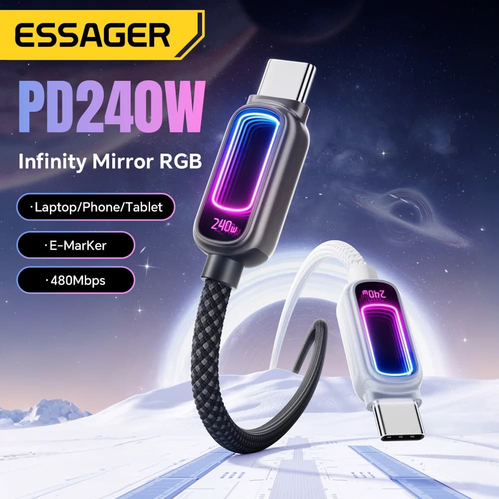 240W E-Marker USB-C to USB-C PD 3.1 Cable