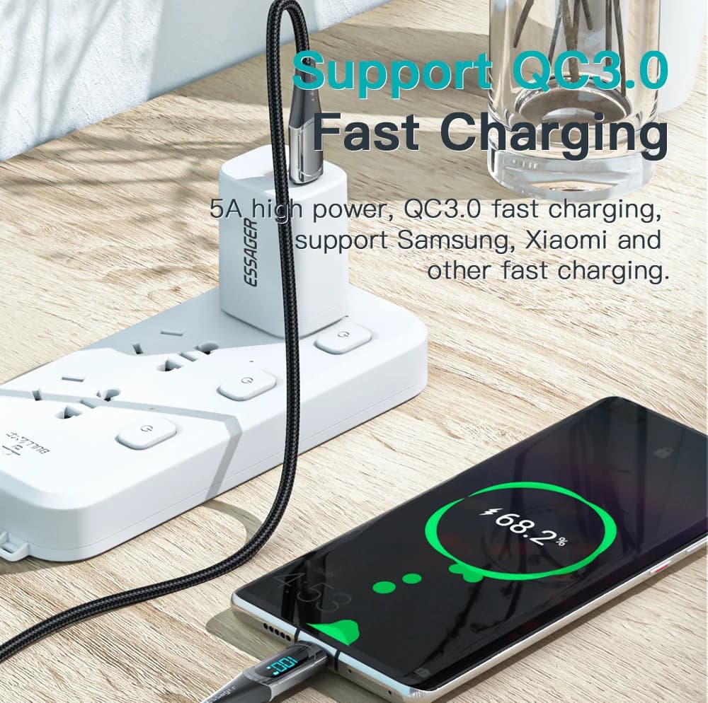 100W USB-C to USB-C Cable, 2M