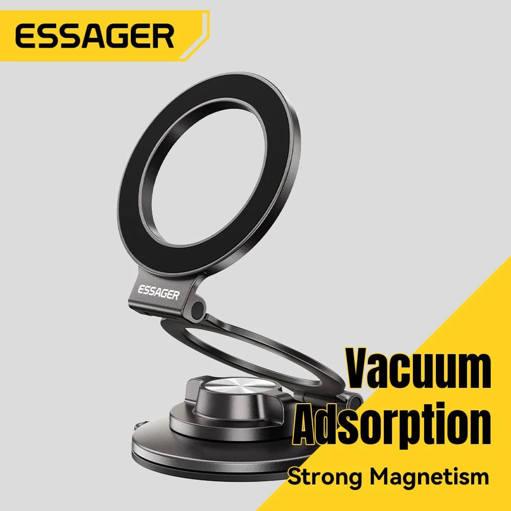 Magnetic Vacuum Suction Cup Car Phone Holder