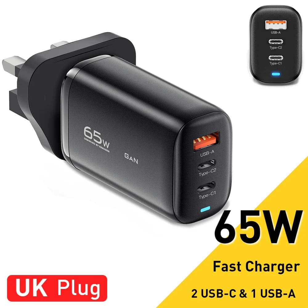 65W GaN USB-C Laptop Charger, PPS