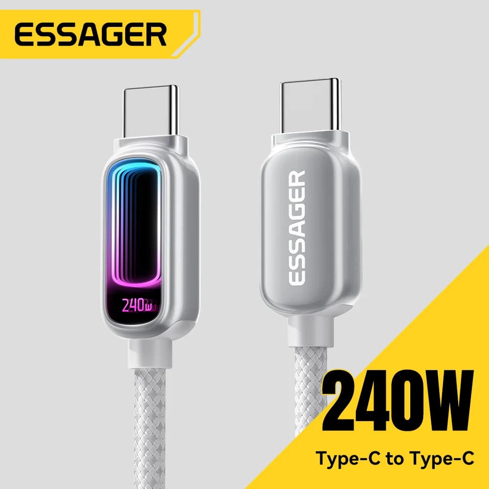 240W USB-C to USB-C Cable with 100W PD 3.1 Support