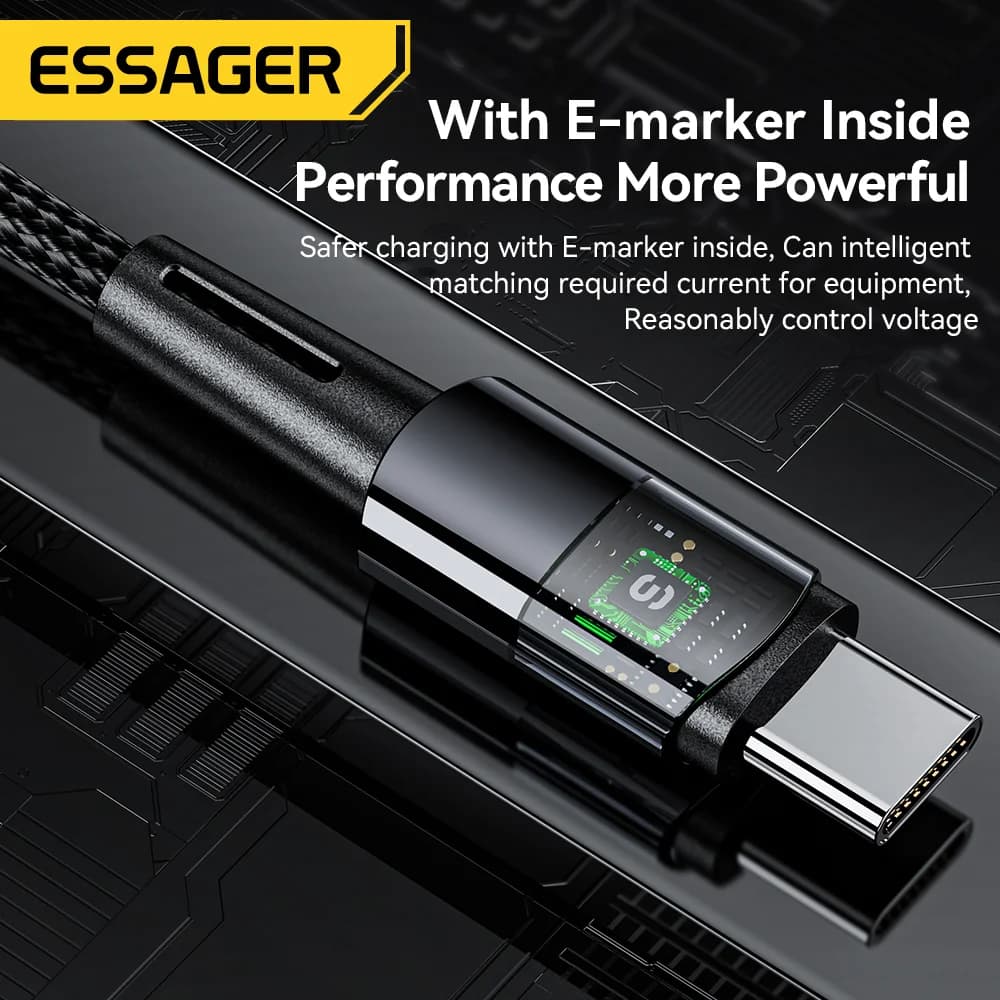 240W Super Fast Charge USB-C Data Cable 6A