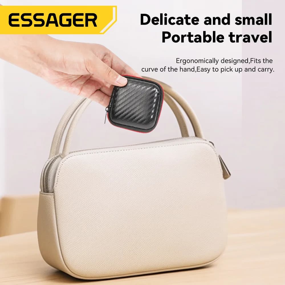 Mini Earphone and Cable Organizer Storage Bag