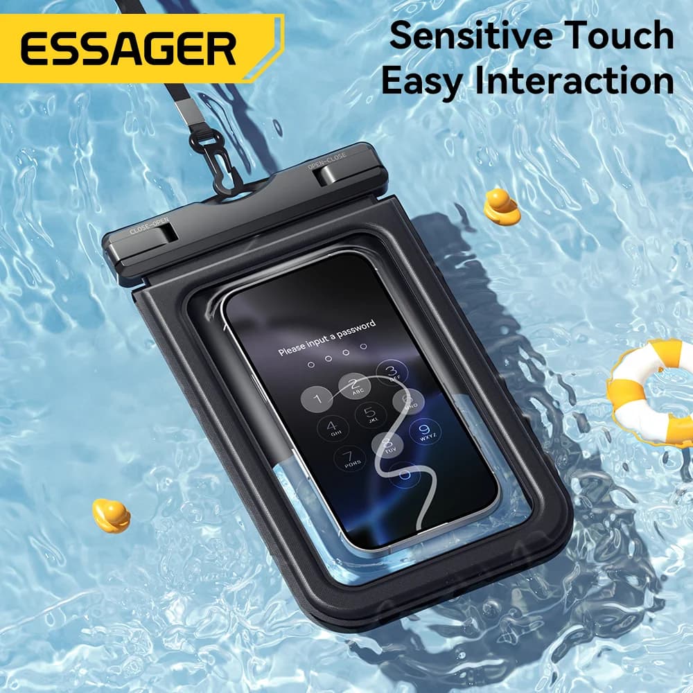 IPX8 Dual-Pocket Waterproof Phone Pouch
