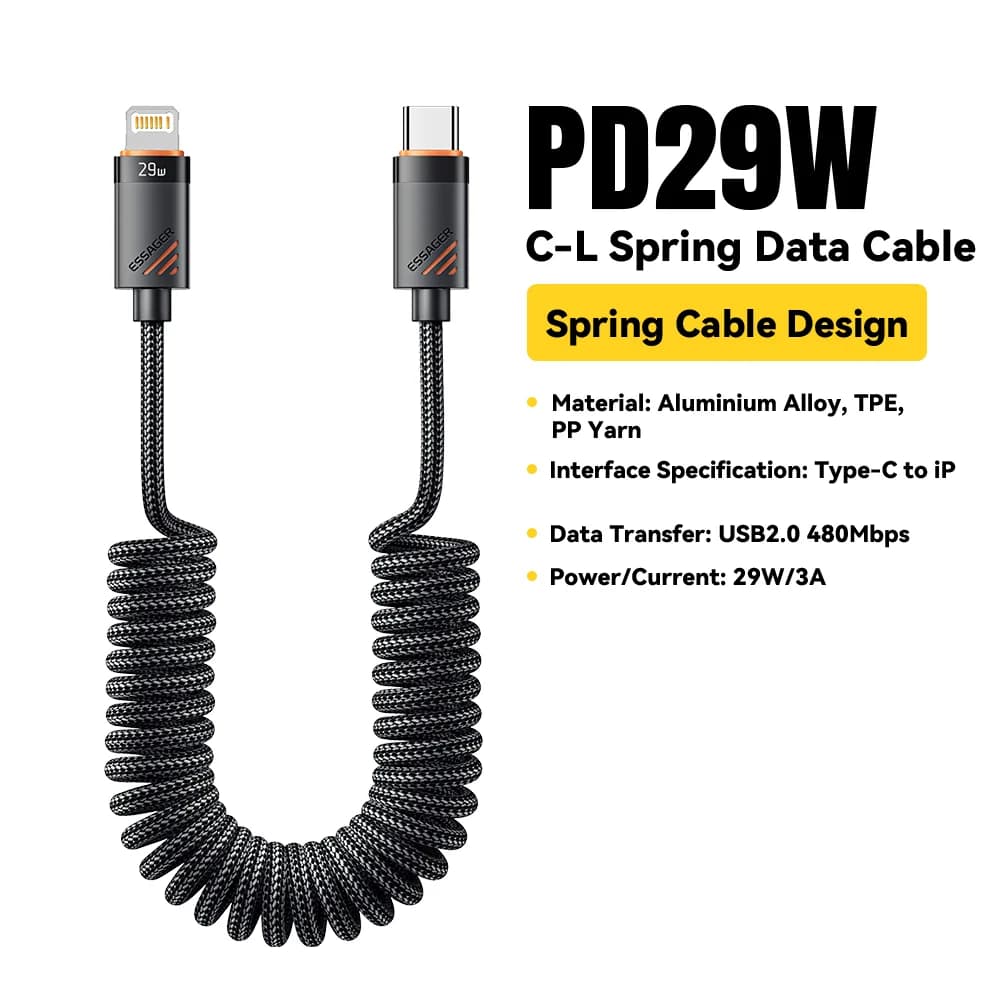Spring USB-C to Lightning Fast Charging Cable
