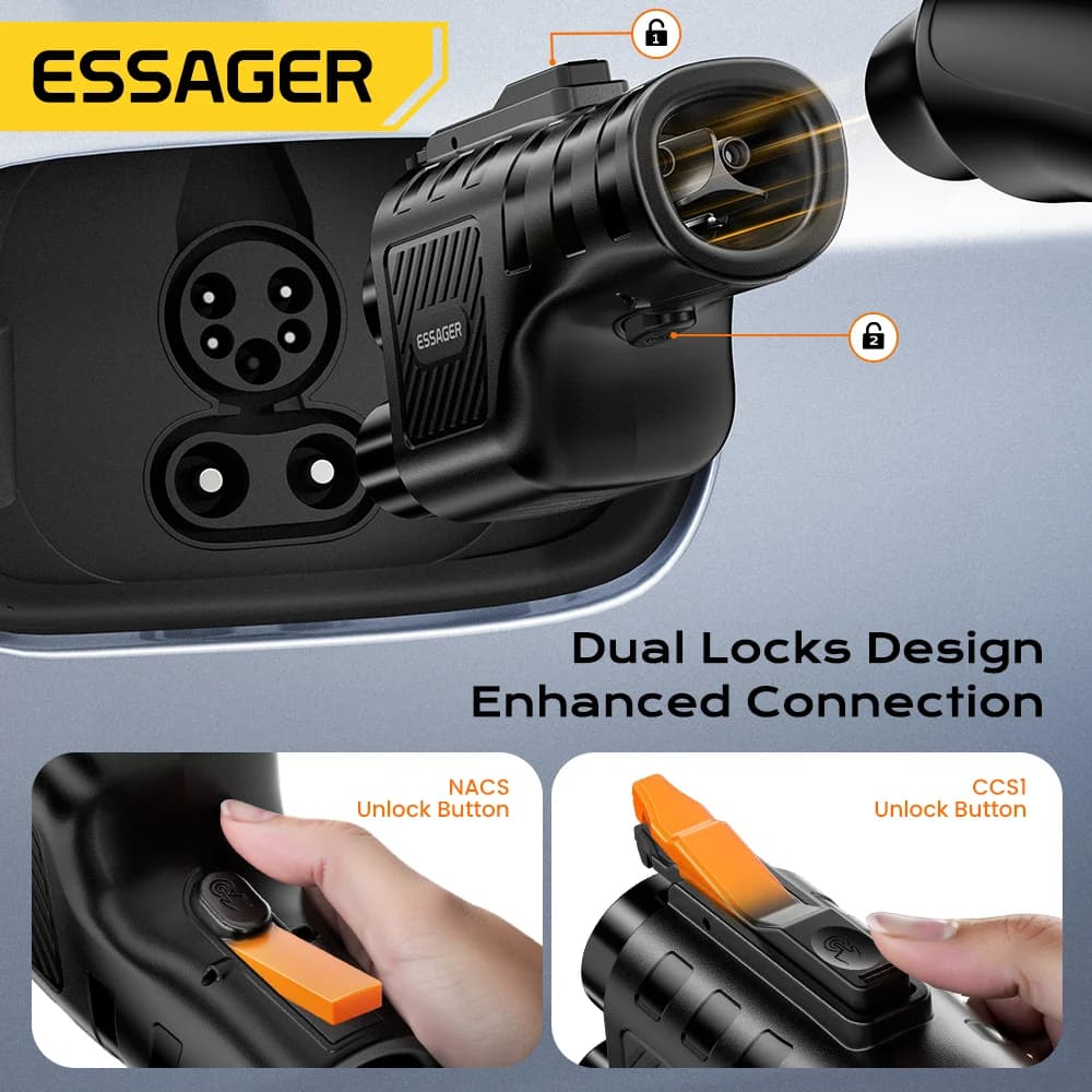 NACS to CCS1 Charging Adapter for Tesla