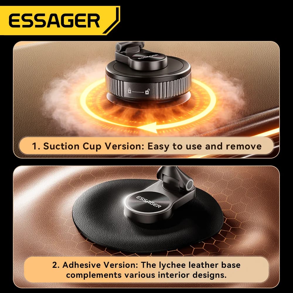 Adjustable Magnetic Suction Cup Car Phone Mount