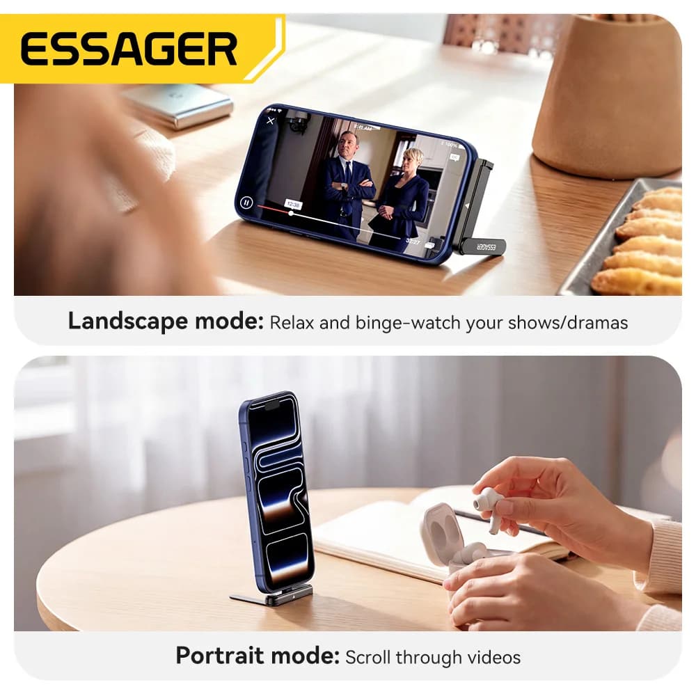 240W 2-in-1 Foldable USB-C OTG Adapter with Stand