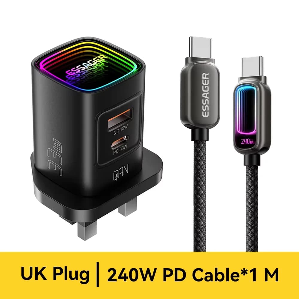 33W GaN USB-C PD Portable Charger