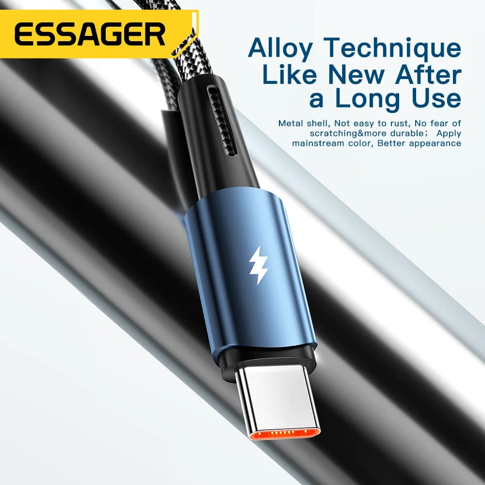120W USB-C Fast Charging Cable, 6A