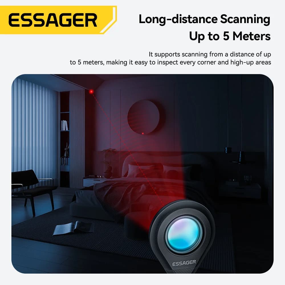 Infrared Camera Lens Detector Anti-Spy Security Device