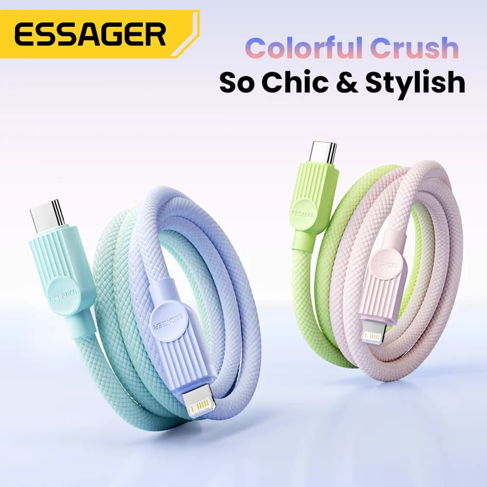 Colorful USB-C to Lightning Cable, 29W PD
