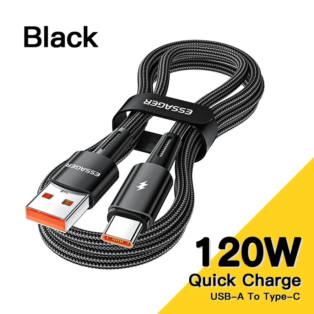 120W USB-C Fast Charging Cable, 6A
