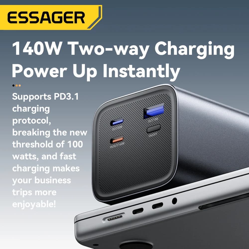 27000mAh Power Bank, 140W PD 3.1 Fast Charging