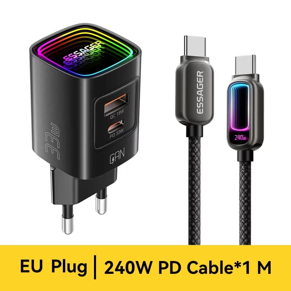 33W GaN USB-C PD Portable Charger